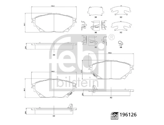 Brake Pad Set, disc brake